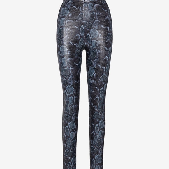 Commando Pants - COMMANDO Faux Leather Animal Printed Leggings